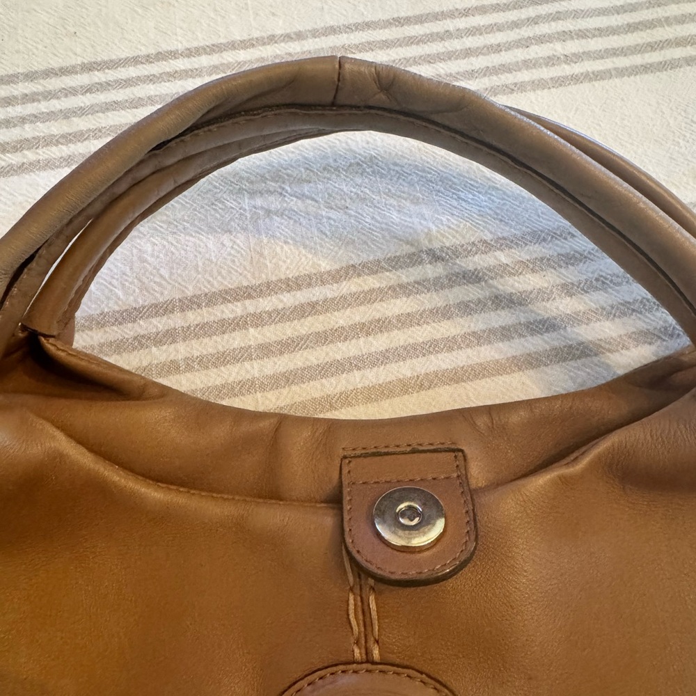Tod’s T Timeless Brown Leather Tote - Picture 9 of 10